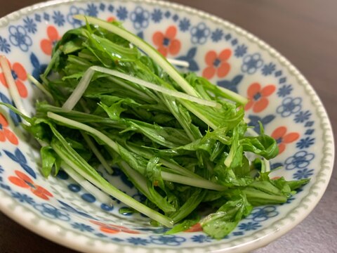 水菜の柚子風味漬け